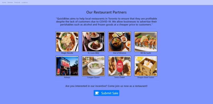 QuickBites – screenshot 2