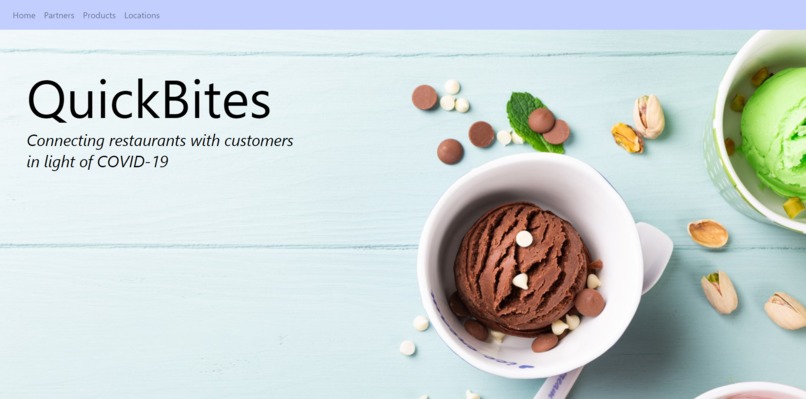 QuickBites – screenshot 1