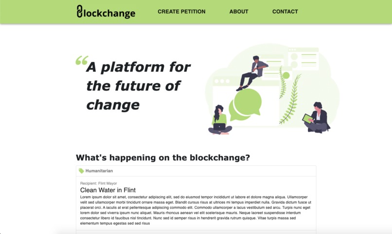 Blockchange – screenshot 1