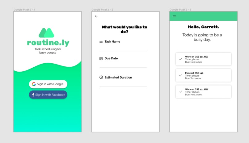 routine.ly – screenshot 1