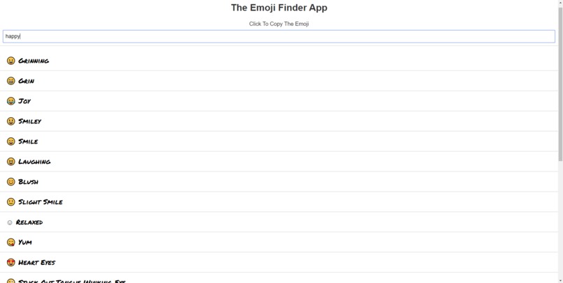 Emoji-Finder – screenshot 2