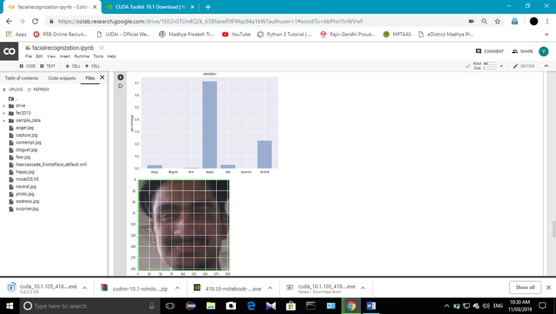 Facial Expressions Recognition Using Web Camera – screenshot 5