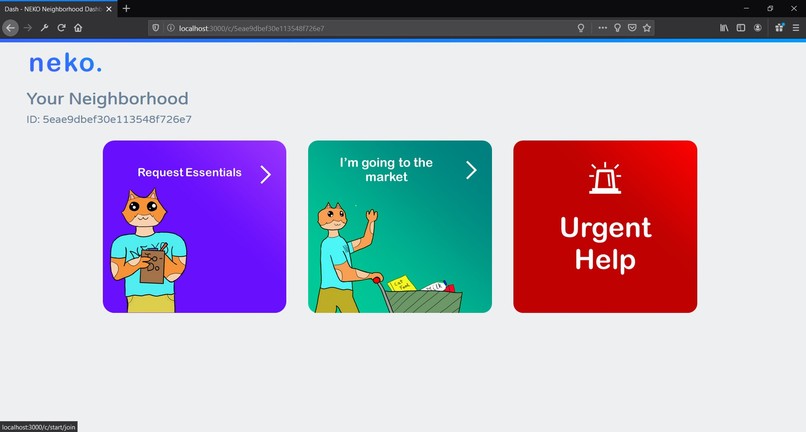 Neko Neighbours Dashboard – screenshot 3