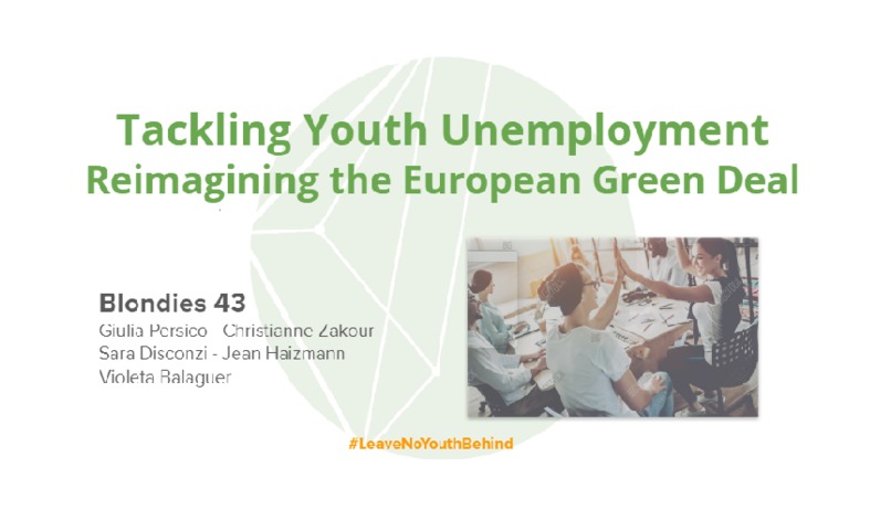 Tackling Youth Unemployment: Reimagining the EU Green Deal – screenshot 1