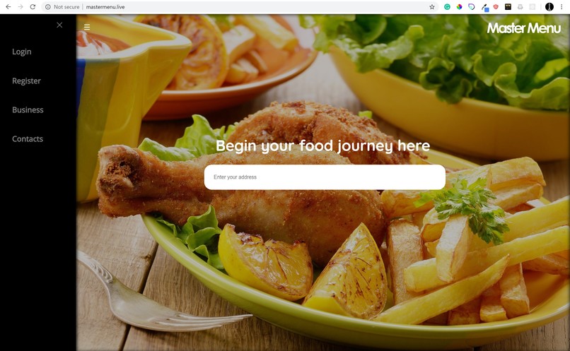 The Master Menu  – screenshot 1