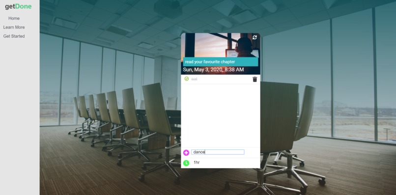 getDone – screenshot 1