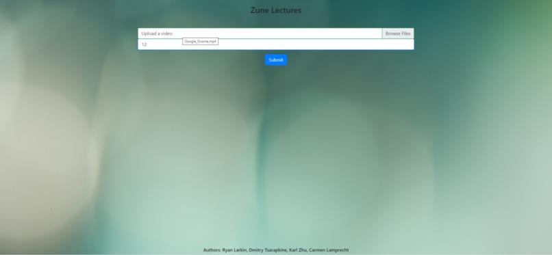 ZuneLectures – screenshot 1