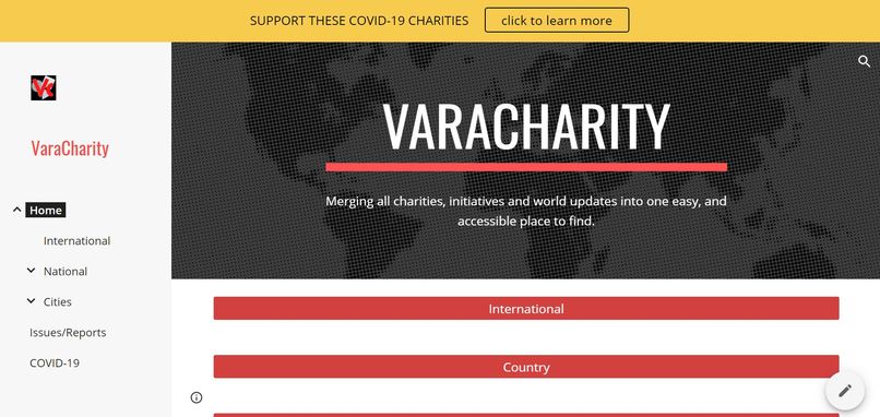 VaraCharity – screenshot 1