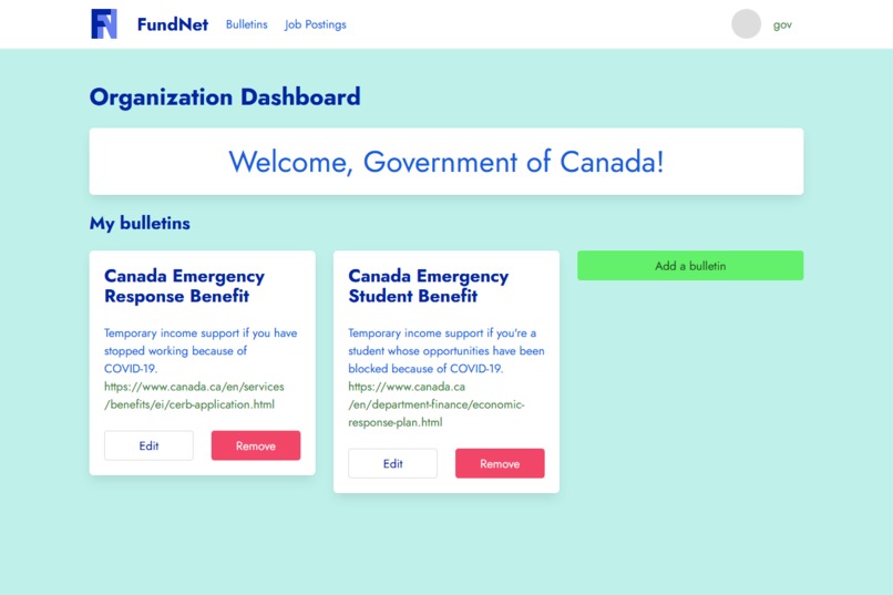 FundNet – screenshot 4