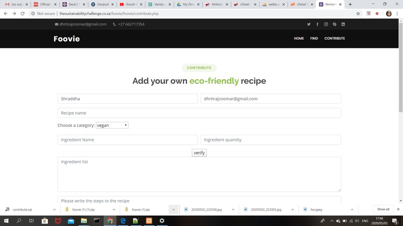Foovie – screenshot 1