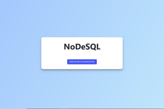NoDeSQL