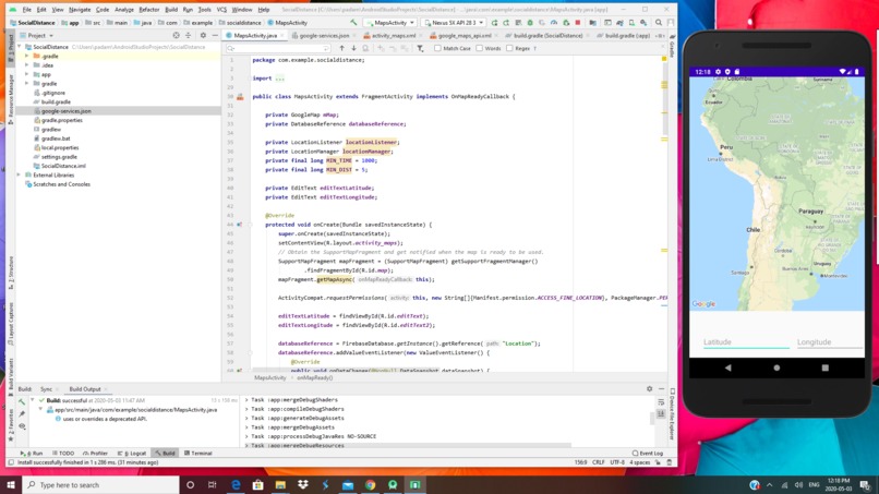 COVID-19 Social Distancing App – screenshot 1