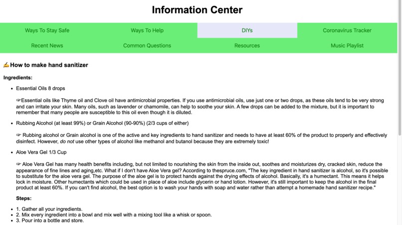 One Stop Info-Covid-19  – screenshot 1