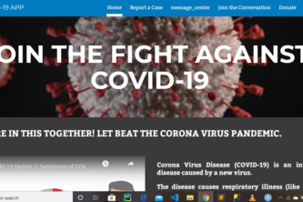 Fight Covid-19 Web App