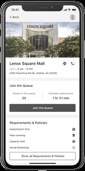 Team 70_Online Queuing System to Maintain Social Distancing​ – screenshot 6