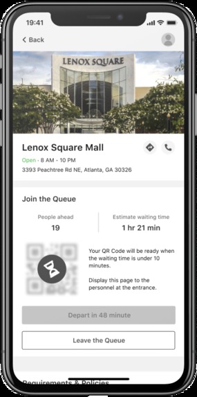 Team 70_Online Queuing System to Maintain Social Distancing​ – screenshot 7