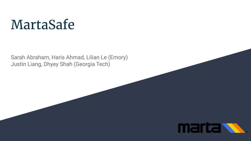 Team105_MartaSafe – screenshot 1