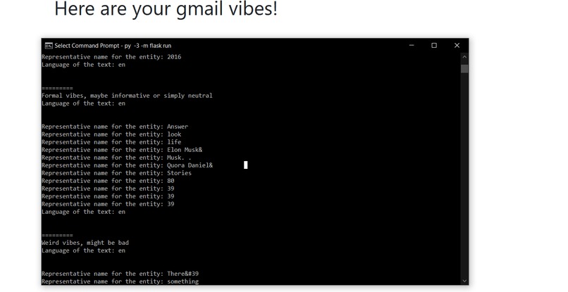 Gmail-Vibe-Meter – screenshot 1