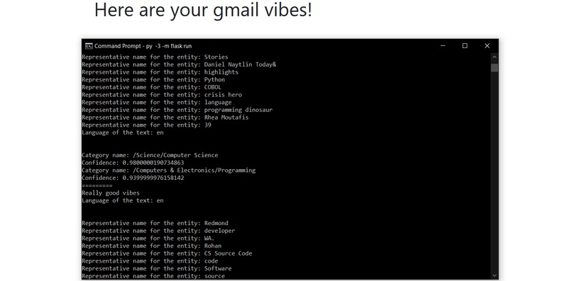 Gmail-Vibe-Meter – screenshot 2