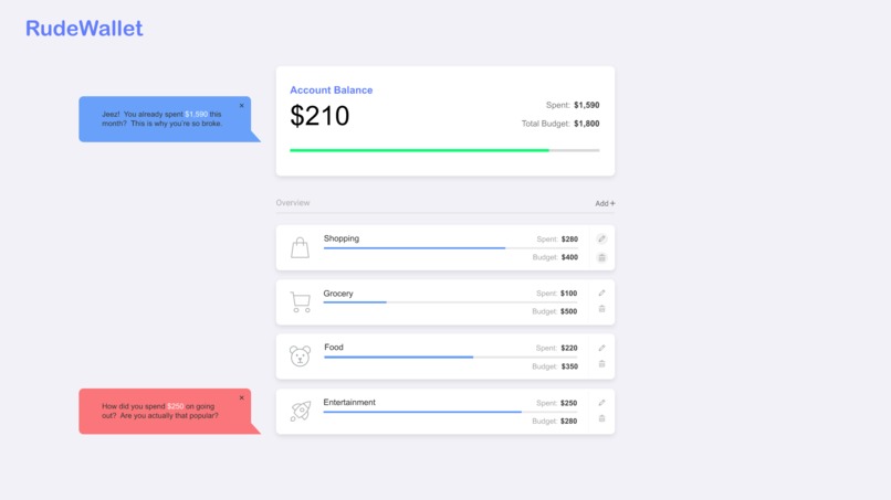 rudeWallet – screenshot 4
