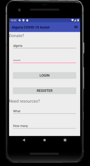 AlgeriaCovidAssist – screenshot 1