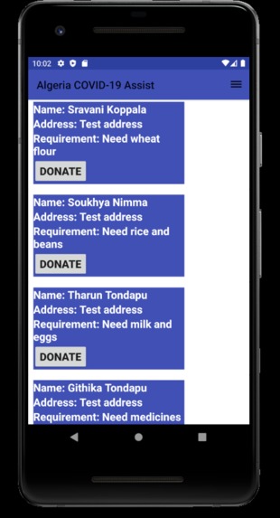 AlgeriaCovidAssist – screenshot 2