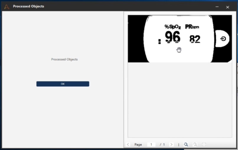 Custom on-prem Object Detection of Medical Devices with RPA – screenshot 1