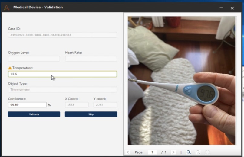 Custom on-prem Object Detection of Medical Devices with RPA – screenshot 3