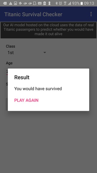 Titanic Survival Checker – screenshot 4