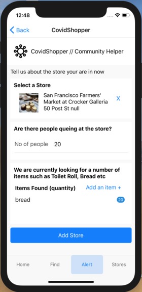 CovidShopper Mobile – screenshot 1