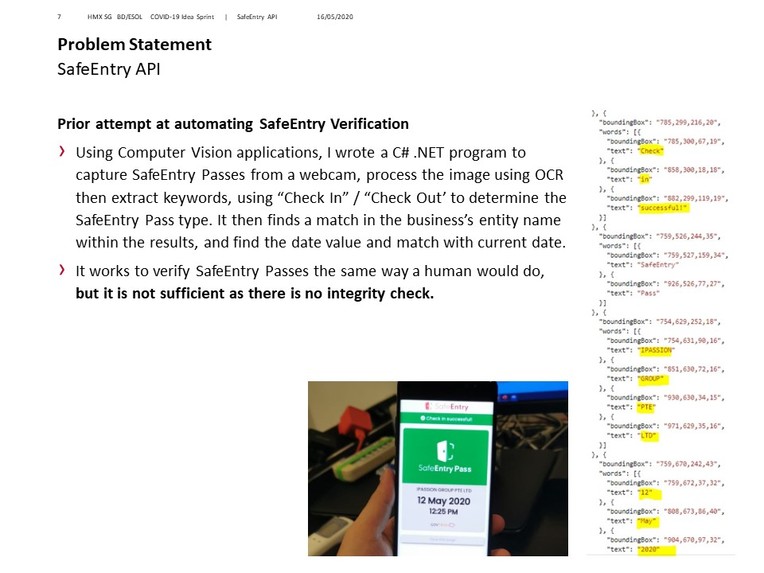 SafeEntry API – screenshot 3