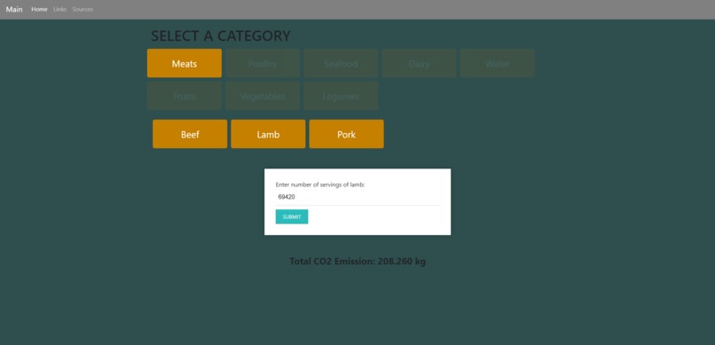 Carbon Calculator – screenshot 1