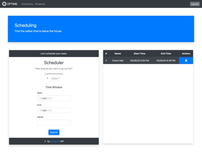 Optime – screenshot 3