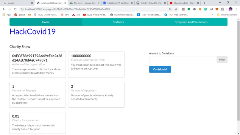 StaySafeDonateSafe – screenshot 2