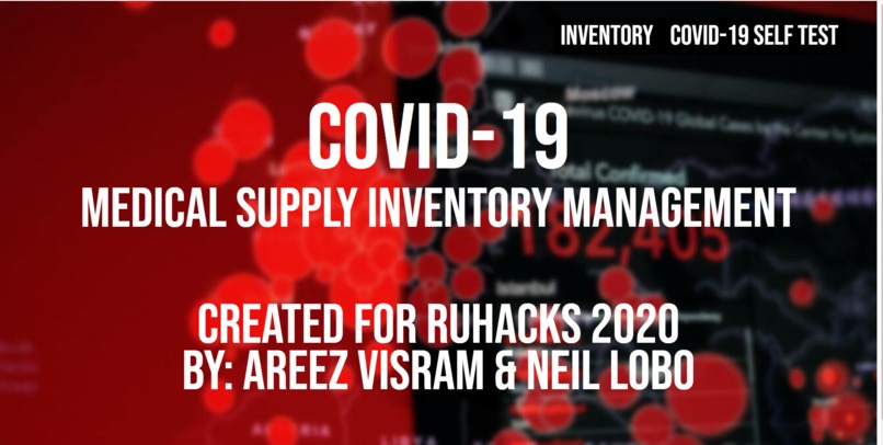 COVID-19 Medical Supply Inventory Management – screenshot 1