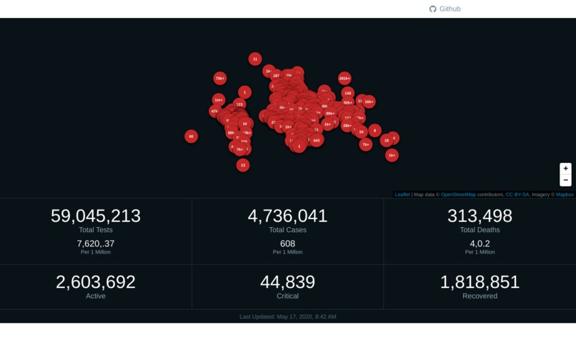 Covid-19 Live Tracker – screenshot 1