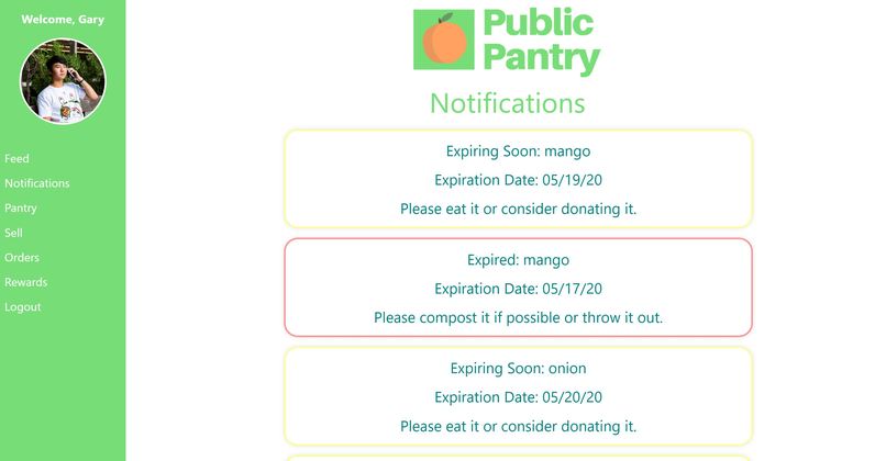 Public Pantry – screenshot 4