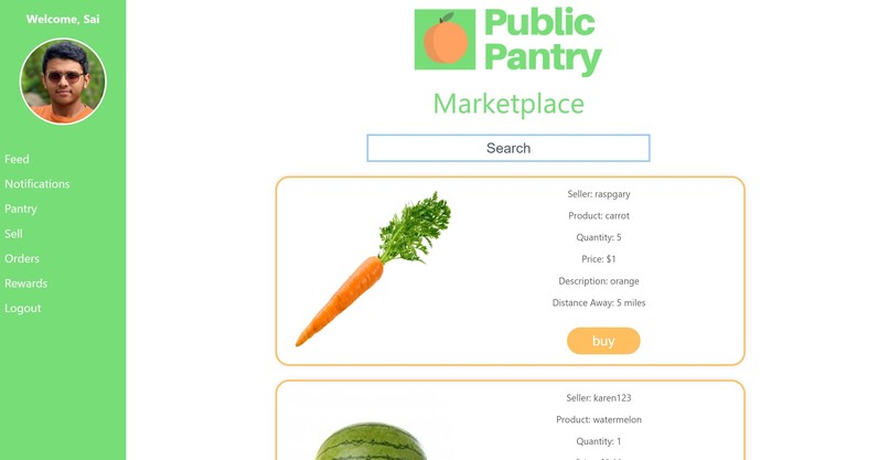 Public Pantry – screenshot 3