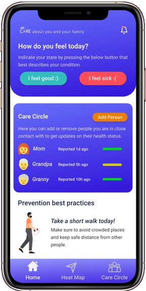 WeCare – screenshot 2