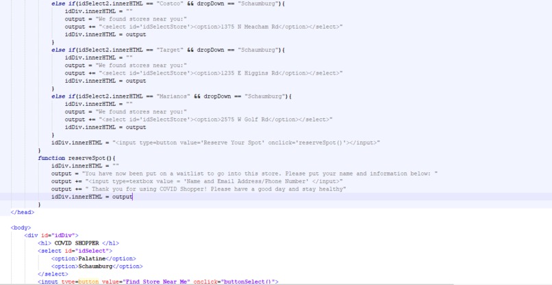 COVID Shopper – screenshot 2