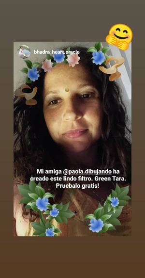 IG and FB filter - Goddess Green Tara – screenshot 1
