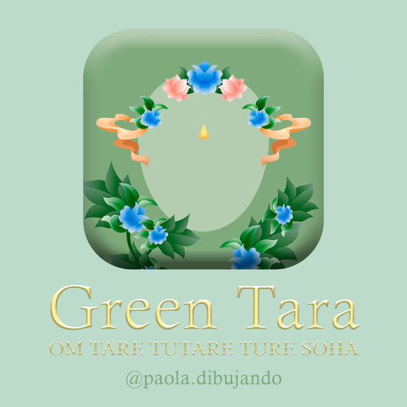 IG and FB filter - Goddess Green Tara – screenshot 5