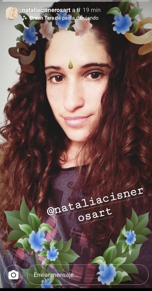 IG and FB filter - Goddess Green Tara – screenshot 7