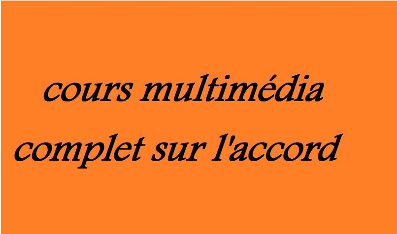 cours multimédia complet sur l'accord – screenshot 1