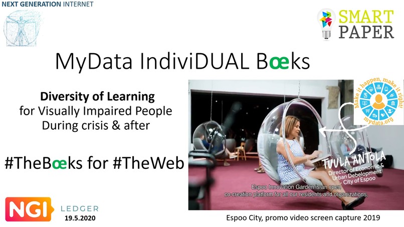 MyData IndiviDUALbooks for NGI Ledger dissemination – screenshot 5