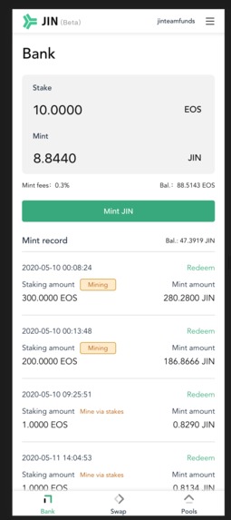 JIN Network – screenshot 2