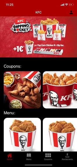 KFC Italy Re-Design – screenshot 5