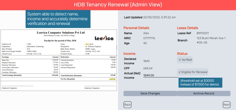 HDB Tenancy Renewal App – screenshot 5