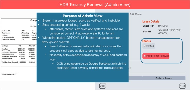 HDB Tenancy Renewal App – screenshot 3