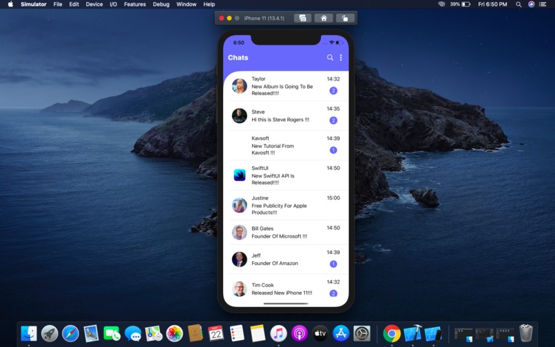 Chat – screenshot 1